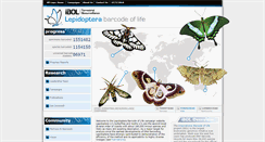 Desktop Screenshot of lepbarcoding.org